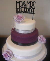 Glamorous Wedding cake.